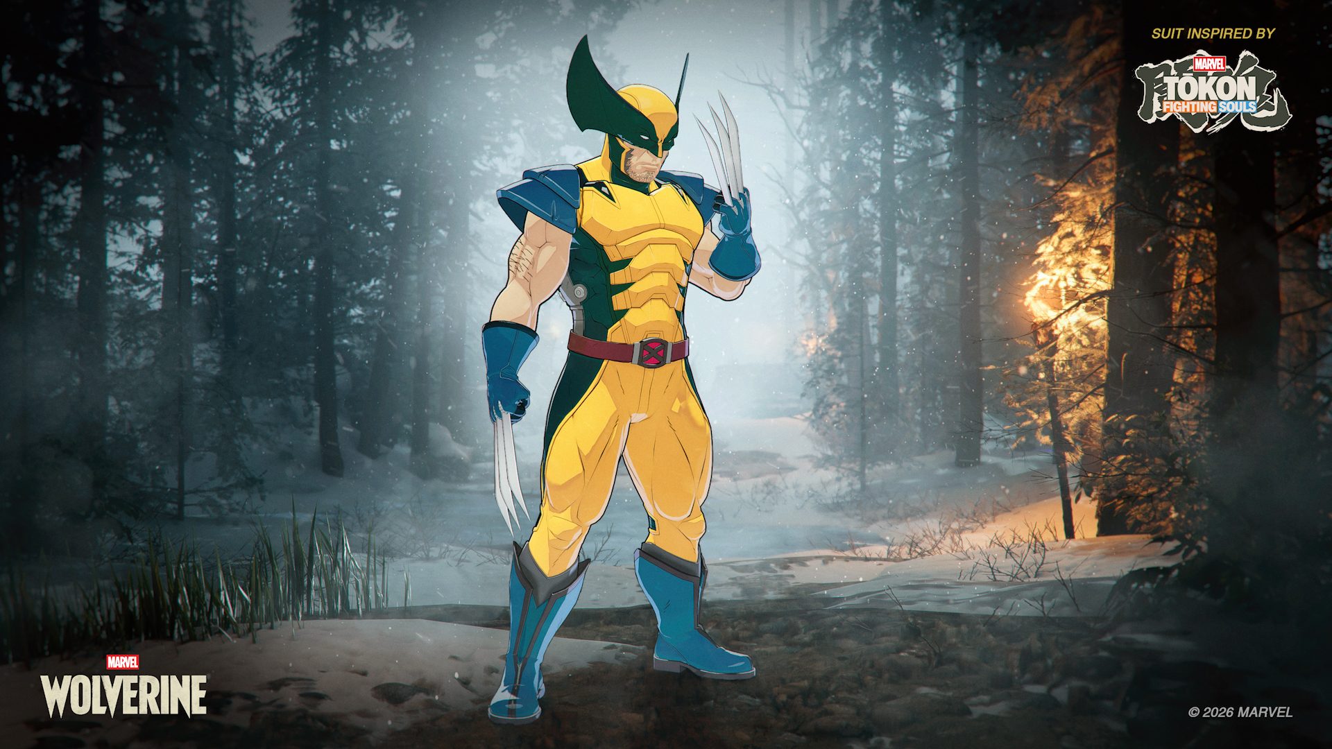 Official artwork of Logan (Wolverine) fighting off Hand ninjas