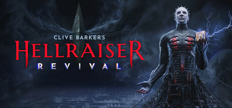 Official store artwork for Clive Barker's Hellraiser: Revival, showing Pinhead and the Cenobites' Labyrinth