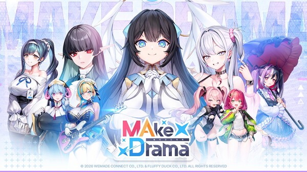 Official promotional artwork for Make Drama: MAD released alongside its global launch announcement