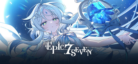 Official Epic Seven store header banner on its Steam store page, app ID 5019180